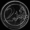 2 Euros Eslovacos (Máquina de Vapor) (Reverso)
