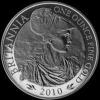 Britania de 100 Libras Británicas de 1 Onza de Oro de Isabel II (Reverso)