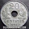 French 20 Centimes (Vichy, light) (Reverse)
