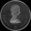 10 Dólares de Plata Canadienses de Isabel II (Ciclismo) (Anverso)