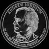 Dólar Estadounidense (Andrew Johnson) (Anverso)