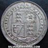 Victoria British Silver "Jubilee Large Head" Shilling (Reverse)