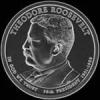 Dólar Estadounidense (Theodore Roosevelt) (Anverso)