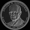Dólar Estadounidense (Dwight D. Eisenhower) (Anverso)