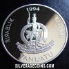 Vanuatuan Silver 50 Vatu (Queen Mother) (Obverse)