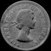 5 Céntimos Canadienses de Isabel II (Anverso)