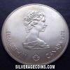 Elizabeth II Canadian Silver 5 Dollars (North America) (Obverse)
