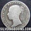 Victoria British Silver "Young Head" Fourpence (Groat) (Obverse)