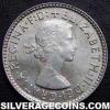 Elizabeth II Australian Silver Sixpence (Obverse)