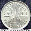 Elizabeth II Australian Silver Threepence (Reverse)