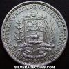 Venezuelan Silver 2 Bolivares (Obverse)