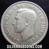 George VI Australian Silver Florin (Obverse)