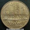 French 10 New Francs (Reverse)