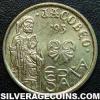 Juan Carlos I Spanish 5 Pesetas (Jacobeo) (Obverse)