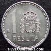 Juan Carlos I Spanish Peseta (Aluminium) (Reverse)