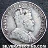 Edward VII Canadian Silver "Dime" 10 cents (Obverse)