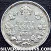 Edward VII Canadian Silver 5 cents (Reverse)