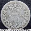 William IV British Silver Threepence (Reverse)