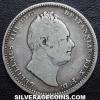 William IV British Silver Shilling (Obverse)
