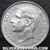 Alfonso XII Spanish Silver 50 Cents (Obverse)