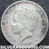 Alfonso XIII "Bucles" Spanish Silver 50 Cents (Obverse)