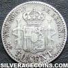Alfonso XIII "Bucles" Spanish Silver 50 Cents (Reverse)