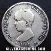 Alfonso XIII "Pelón" Spanish Silver Peseta (Obverse)