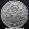 Alfonso XIII "Pelón" Spanish Silver 2 Pesetas (Reverse)