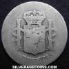 Alfonso XIII "Bucles" Spanish Silver 2 Pesetas (Reverse)