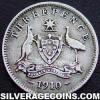 Edward VII Australian Silver Threepence (Reverse)