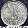 Elizabeth II Australian Silver Threepence (Reverse)