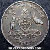 George V Australian Silver Shilling (Reverse)