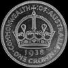 George VI Australian Silver Crown (Reverse)