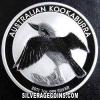 Elizabeth II Australian Dollar 1 Ounce Silver Kookaburra (Reverse)
