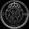 Gustav V Swedish Billon 2 Kronor (Reverse)
