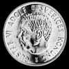Gustav VI Swedish Billon 2 Kronor (Obverse)