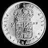 Gustav VI Swedish Billon 2 Kronor (Reverse)