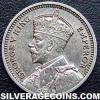 George V New Zealander Silver Threepence (Obverse)