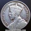 George V New Zealander Silver Shilling (Obverse)