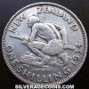 George V New Zealander Silver Shilling (Reverse)