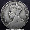 George V New Zealander Silver Florin (Obverse)