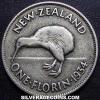 George V New Zealander Silver Florin (Reverse)