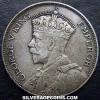 George V New Zealander Silver Half Crown (Obverse)