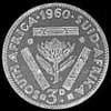 Elizabeth II South African Silver Threepence (Reverse)