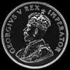 George V South African Silver Sixpence (Obverse)
