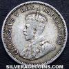 George V South African Silver Sixpence (Obverse)