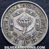 George V South African Silver Sixpence (Reverse)