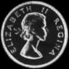 Elizabeth II South African Silver Sixpence (Obverse)