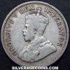 George V South African Silver Shilling (Obverse)