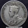 George V South African Silver 2 Shillings (Obverse)